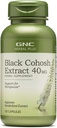 GNC bylinné Plus Black Cohosh extrakt 40mg doplnok, vegetarián, podpora pre menopauzu, 100 slúži