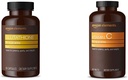Elementy Glutatión, 500 mg, 60 kapsúl, 2 mesiace Dodávka a vitamín C 1000 mg, Vegan, 300 tabliet, 10 mesiacov Dodávka