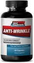Resveratrol Doplnky - Anti-Vráskové pilulky - Zabraňuje predčasné starnutie buniek, Anti Aging Supplement, Alpha Lipoic Acid, Collagen, Aloe Vera Gel, kyselina hyalurónová, Turmerica, 1 Fľaša 60 Kapsule