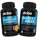 Lymfatické Drainage Doplnky Pills & Water Away - Lymfatická podpora Celkom Bylinné Čistenie Produkty & Prírodné vody Pills Diuretiká pre retenciu - Lymfatické uzly Čistenie systému Odvodnenie