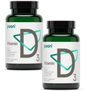 Puori Vitamín D3 Softgels, 2500 IU (62,5 μg) - Rýchle Absorbovanie vitamín D3 doplnky pre podporu imunitného systému, zdravie kostí a zdravé svalové funkcie - non-GMO a bez lepidla - 240 Počet