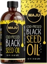 Čierny olej zo semien maju 16oz: 3X Thymochinón, lisovaný za studena, 100% turecký čierny cumin Nigella Sativa Seed Oil (lepší ako organický), Non-GMO, 100% tekutý čistý olej z čiernych semien, Sklenená fľaša