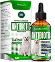 Natural Antibiotics for Dogs | Dog Antibiotics for Infection, Cough, & Allergies | Dog UTI Treatment Antibiotics for All Breeds | Herbal Supplement with Chicken Flavor | 2 Oz