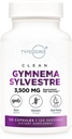 Typ Zero Clean Gymnema Sylvestre Kapsule (120 Servings, 3500 MG ekvivalent Per Serving) - Non-GMO, Gluten Free