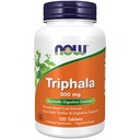 Teraz doplnky stravy, Triphala 500 mg, kombinácia Harada, Amla a Behada, 120 tabliet