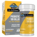 Záhrada života Dr. Formulované Pre, Post & Probiotiká 100 miliárd CFU Raz denne 3-v-1 Kompletné probiotiká, Prebiotiká a postbiotiká Supplement for Women and Men 