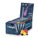 DripDrop Hydratačné balíčky - Odvážne balenie s rozmanitosťou - Single Server Electrolytes Powder Drink Mix - Watermelon, Berry, Citrón, Orange - Non-GMO, Gluten Free, Vegan - 80 Sticks