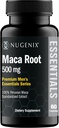 Nugenix Essentials Maca Root Powder Kapsule - 100% Peruvian Maca Extract, Peruvian Ginseng, MacaPrime - 60 Gróf
