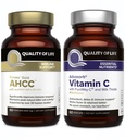 Kvalita života AHCC Kinoko zlato a Advasorb vitamín C - imunitná podpora Bundle