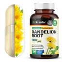 BIO KRAUTER Púpava Root Kapsule - 1800 mg Sila - 100 gróf - Púpava Root Supplement - Vegánske Kapsule od Pečeň Podpora