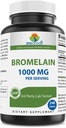 Brieofood Hypromelain 1000mg per Serving 240 Tablets - Proteolytic Digestive Enzyme - Podporuje zdravé trávenie, Spoločné zdravie, živina Absorpcia