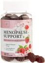 Menopauza Doplnky pre ženy Gummy - Menopauza Relief Gummy, Kompletné prírodné mierne horúce riasy a nočné poty, Multi-benefit podpora pre rovnováhu a energiu, lepok-free - 60 Gummies