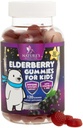 Deti Imunitná podpora Staršie plody Gummy - Denné Detské vitamíny C, Zinok a deti Imunita Podpora Gummy - Príroda Sambucus Staršie plody Supplement, Vegan, Gluten-free, Chutné Berry Flavor - 120 Gummies