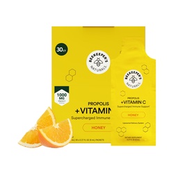 Propolis Lipozomálny vitamín C včelárske prírodné, 1000mg vitamín C, Propolis a organický med, preplňovaná imunitná podpora a zvýšená bioavailibrita pre maximálnu absorpciu, 30Ct