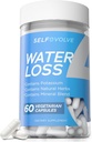 Strata vody - prírodné vodné pilulky pre zníženie vody Retention & Bloating Relief s púpavkovým extraktom, draslík & 7 prírodné zložky - 60 Veggie Kapsule