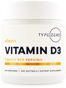 Typ Zero Vitamín D3 2000 iu, 240 Softgels - Non-GMO & Gluten Free
