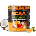Nutrológia BCAA Natural - Plant Based BCAA Powder, Orange Coconut Flavor, Optimalizovaný 2:1:1 Ratio Amino Acids Powder for Pre Cvičenie a Post Cvičenie zotavenie, Vegan, Gluten-free, non-GMO, 30 Servings