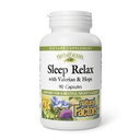 Bylinné faktory Spánok Relax Formula podľa prírodných faktorov, Prírodný spánok s Valeriánom Root, vášeň kvety a lebky, Non-GMO, 90 kapsúl (90 porcií)