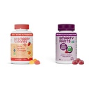 SmartyPants Kids Multivitamínové Gummy a probiotické Imunity Bundle: Omega 3 Rybí olej (EPA/DHA), Vitamín D3, C, vitamín B12, B6, Digestive & Immune Suplement (30-dňová ponuka)