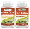 Najlepšie prírodné čučoriedky extrakt 1000mg & Tart Cherry Extract 1000 mg