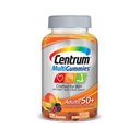 Centrum Multivitamín Gummy pre dospelých 50 Plus, rozmanitá chuť, ovocie, 120 Počet