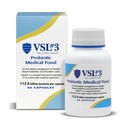 VSL #3® Probiotiká pre trávivé zdravie, IBS & UC symptómy - 112.5B CFU, vysoká potencionalita, multikmeň, živé, chladené probiotické, Medical Food for Gut Health Support in Men & Ženy, 60 Kapsule