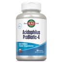 KAL Acidophilus ProBiotic-4, 500 miliónov CFU, štyri probiotické kmene, probiotiká pre ženy a mužov, mrazené sušené, L. acidophilus, L. bulgaricus, S. thermophilus, B. bifidum, 250 Servings, 250 VegCaps