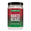 Naked Cherry Lime BCAAs Amino Acids Powder, 100% Pure 2:1:1 Formula, Vegan Branched Chain Amino Acides, Instantized All Natural BCAA Powder Supplement - 501 Grams, 34 Servings
