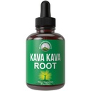 Kava Kava Root Extract Upokojujúce kvapaliny kvapky viac koncentrované - 1:3 Extrakcia pomer. Vegánsky doplnok Pomoc pre relaxáciu, upokojujúce, prirodzený spánok. Bezcukorné lepidlo bez USA testovaný tinktúra