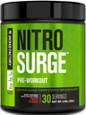 Jacked Factory NITROSURGE Pre Cvičenie Supplement - Nekonečná energia, okamžitá sila získava, jasné zameranie a intenzívne čerpadlá - NO Booster & Výkonný preworkout Powder Energy - 30 Serviv, Ovocie Punch
