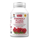 ANDREW LESSMAN Friendly Flora Probiotic 180 Kapsule - 10 miliárd CFU, Komplexná zmes piatich probiotických kmeňov, Výkonná imunita a podpora trávenia. Probiotiká pre ženy a mužov