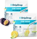 Hydratácia dripDrop - Powder Pakets - Lemon Lime & Passion Fruit Zero Sugar Bundle - 64 Počet