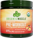 Organic Muscle Organic Pre Workout Powder, Strawberry Mango 