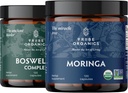 TRIBE ORGANICS Vitality Duo - Boswellia Complex - Moringa - pre spoločnú podporu, uvoľnenie svalov, energia, strata hmotnosti, funkcia mozgu