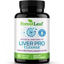 Pečeň čistí Detox a opravy - Tučná pečeň opravy Detox Complex Doplnok w/Cholíne, Zinok, Mlieko Thitle, Púpava Root, Turmerica, Burdock, Artičoky - Pečeň podpora Doplnok 60 Caps