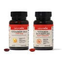 NatureWise vitamín B12 1000 μg a vitamín B komplex pre celulárnej energie, duševná jasnosť, maximálna vitalita - 60 Softgels Každý