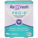 RepHresh Pro-B Vaginálny probiotický Feminine doplnok Jedna fľaša 30 počet