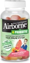 Airborne Plus Probiotické Gummy, 42 počet - 1000 mg vitamínu C - Imunitná podpora doplnok