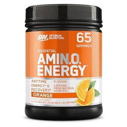 Optimálna výživa Amino Energy - Pre Cvičenie so zeleným čajom, BCAA, Aminokyseliny, Keto Friendly, extrakt zo zelenej kávy, Energetický prášok - Orange Cooler, 65 Servings (Packaging May Vary)