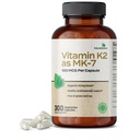 Futurebiotiká Vitamín K2 ako MK-7 100 mcg, podporuje silné kosti- non-GMO, 300 Vegetariánske kapsule