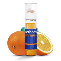 Ortomol Immun injekčná liekovka, denne Liquid Immune Suplement, 7-dňová zásoba, obsahuje vitamíny A, B, C, D, E, zinok a jód, Premium Formula pre zvýšenú imunitnú obranyschopnosť a celkovú vittalitu