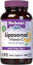 BlueBonnet Nutrition Lipozomálne Vitamín C 1000 mg, Vyrobené so slnečnicovým olejom, Immune & Joint Comfort*, Vegan, Kosher, Non-GMO, Gluten-free, Soy-free Milk-Free, 180 Rastlinné kapsule, 90 Servisov
