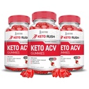 Justifikované laboratóriá (3 balenia Keto Rush Keto ACV jablkový Cider Ocogar Boost Formulované s granátovým jablkom Beet Juice prášok B12 Vegan Non GMO 180 Gummies