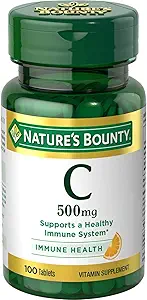 Nature's Bounty Vitamín C 500 mg Tablety 100 ea (Pack of 2)