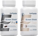 EyePromise Screen Shield All-in-One Eye Vitamín Screen Shield Teen Žuvacie očné vitamíny