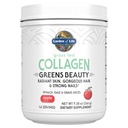 Garden of Life Grass Fed Collagen Greens Beauty Powder - Apple, 14 Servings, pre ženy kože vlasové nechty kĺby, Collagen Peptidy prášok + Protein + Greens Supplement