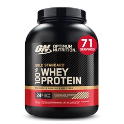 Optimálna výživa Gold Standard 100% Srvátkový proteín prášok, Čokoládový kokos, 5 libier (Backaging May Vary)