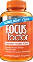 Focus Factor Blue Light Formula (150 Počet) - Očné vitamíny s Blue Light Filtrácia podpora - luteín a Zeaxantin doplnok s vitamínom C, vitamín E, lutemax 2020® - Podpora zdravia očí