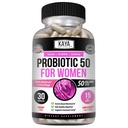 Kaya Naturals Probiotic 50 miliárd CFU - Probiotiká pre ženy, Probiotiká pre mužov a dospelých, Prírodné - Gut Health & Immune Support - Poskytuje podporu pri trávení - 30 Rastlinné kapsule