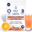 Soľ zem Premium Zero-Cugar Electrolyte - Vyrobené s ružovou himalájskou soľou - Powder Packets Hydration 